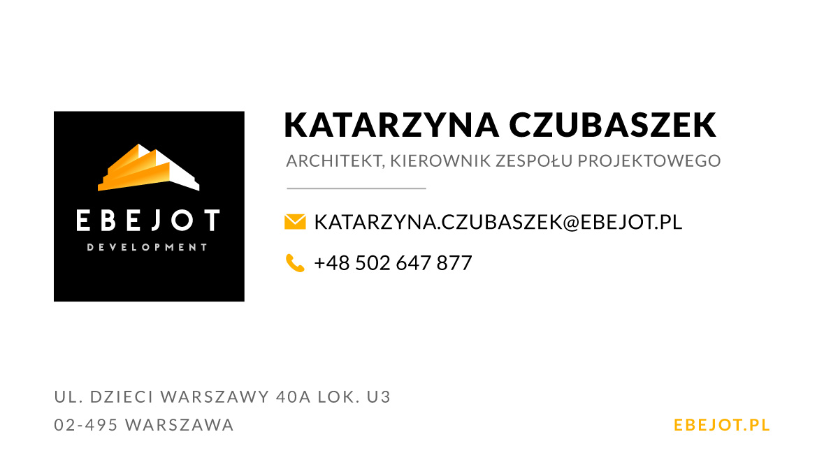 Katarzyna Czubaszek – EBEJOT Development